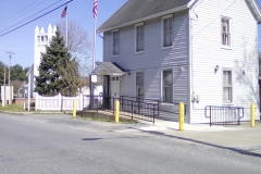 Post Office with Church and Green